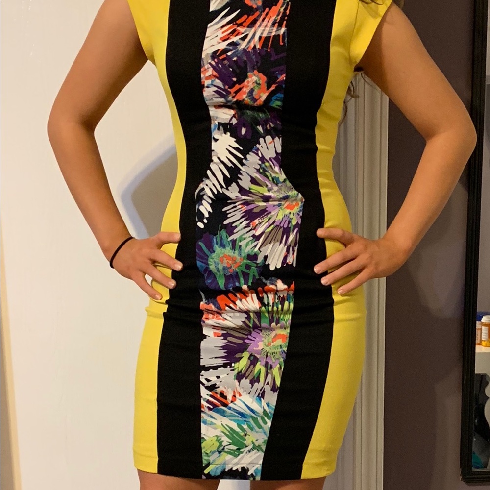 Multi color bcbg dress